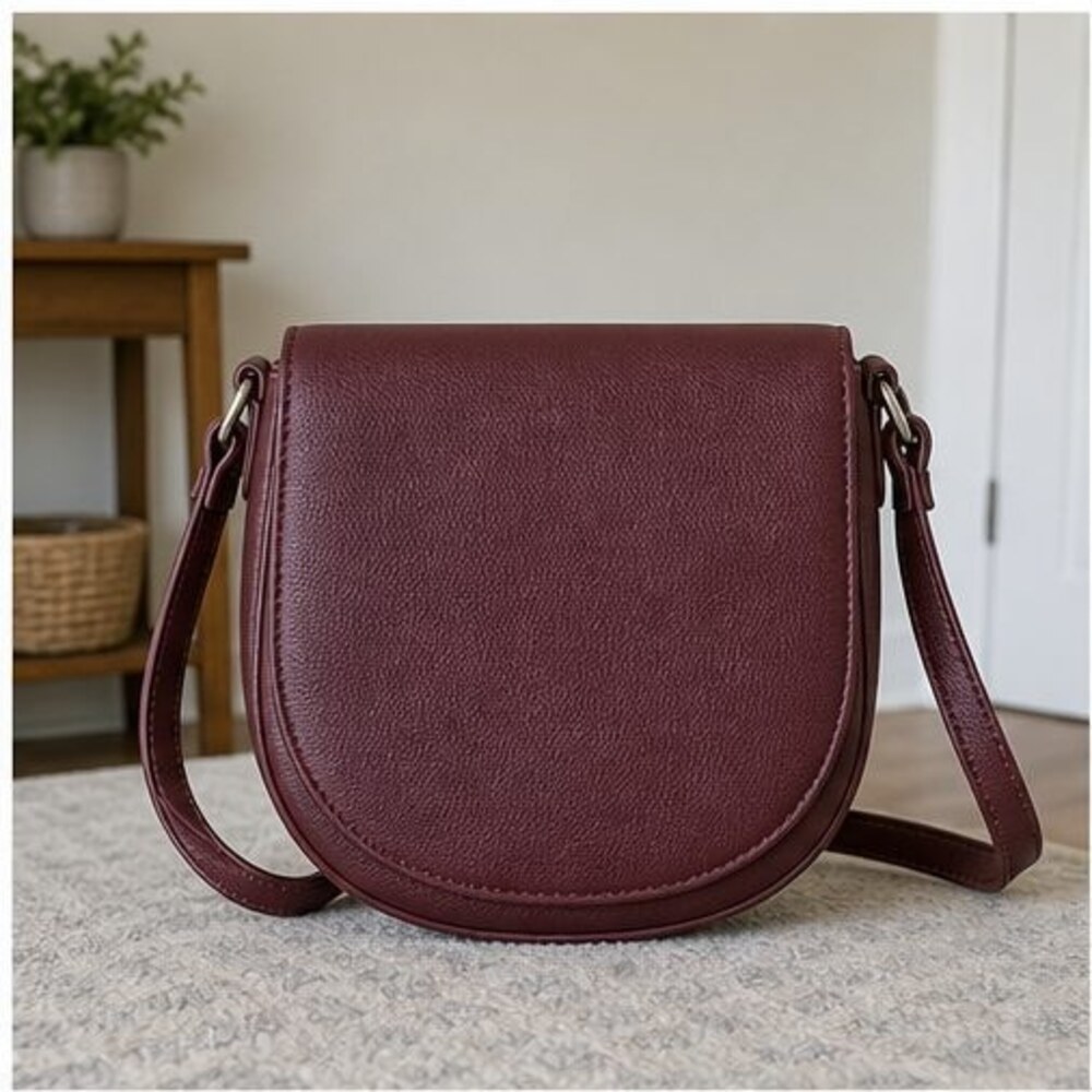 Merlot Vegan Leather Bag